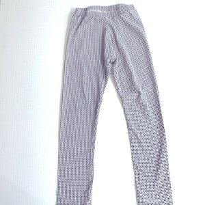 Zara Girls Houndstooth Legging, Size 8